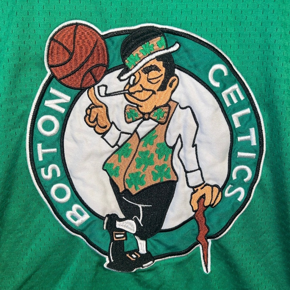 Boston Celtics Ultra Game NBA Mesh Jersey Shirt Green XS Lucky Leprechaun Logo - Picture 4 of 12